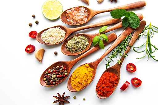 Varities of Indian spices