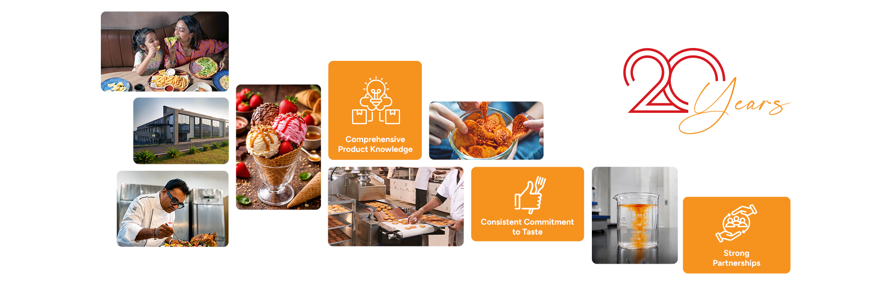 Celebrating 20 Years of Creating  Memorable Taste Experiences