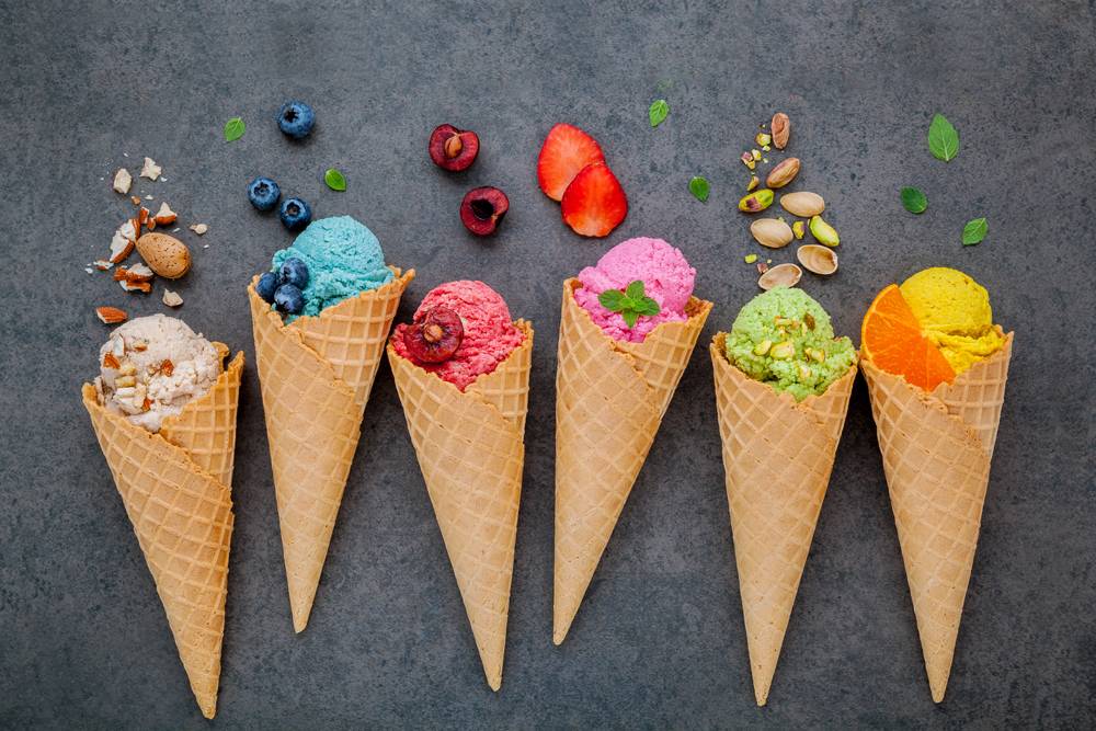 Making Ice Cream Cooler with Natural Food Colours