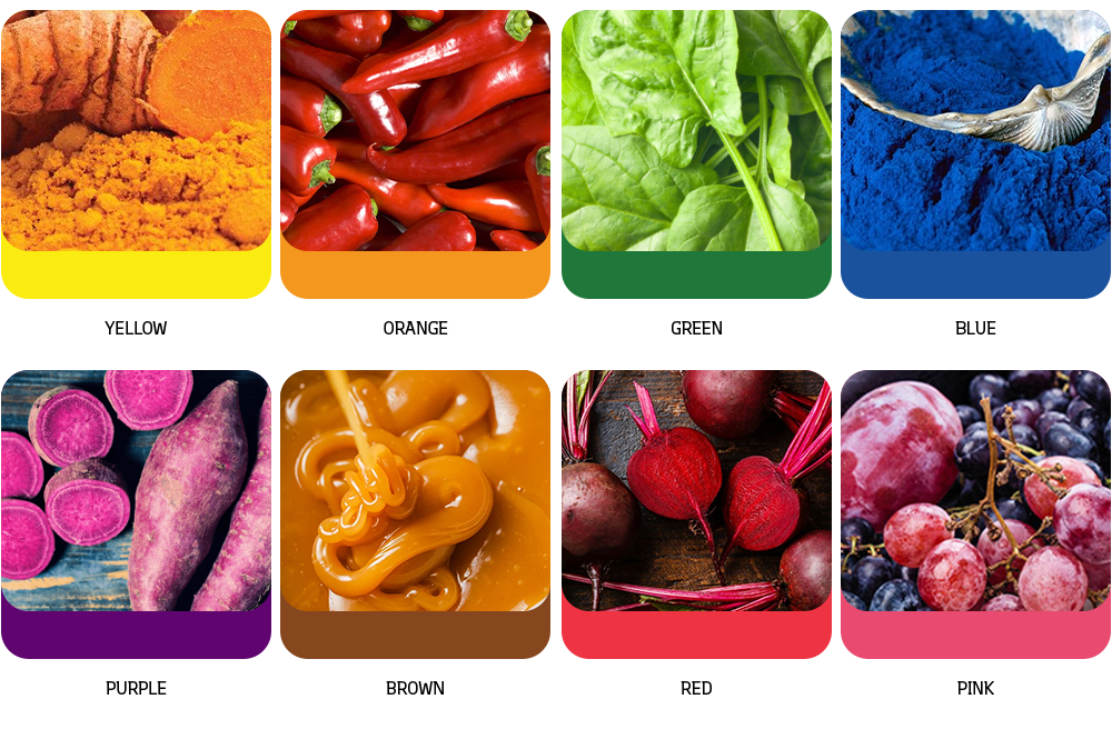 Symega Food Ingredients | Natural Colours for Ice creams | Ice creams-Internal image - colours